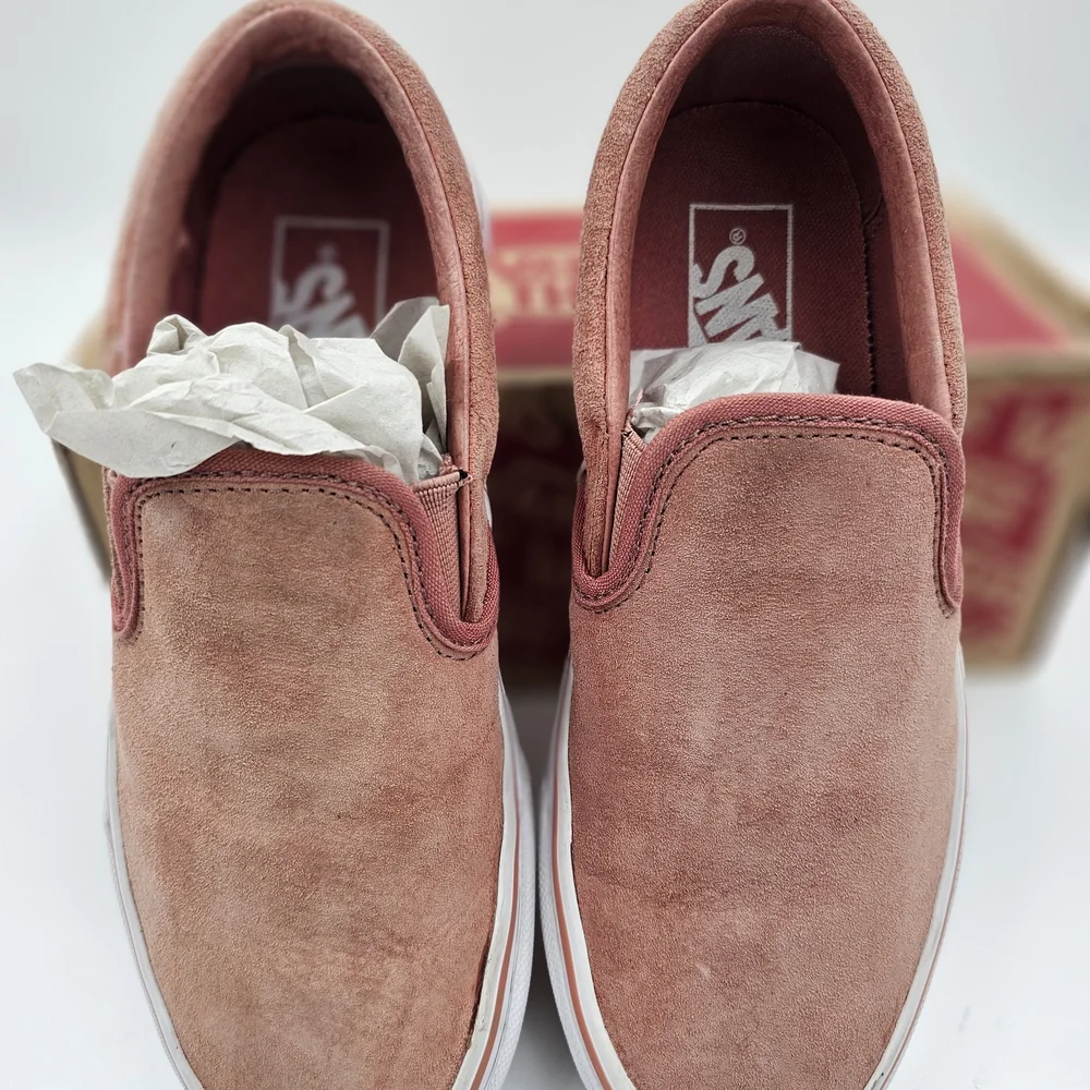 Vans Dusty Rose Suede Slip-On Shoes - Picture 5 of 10